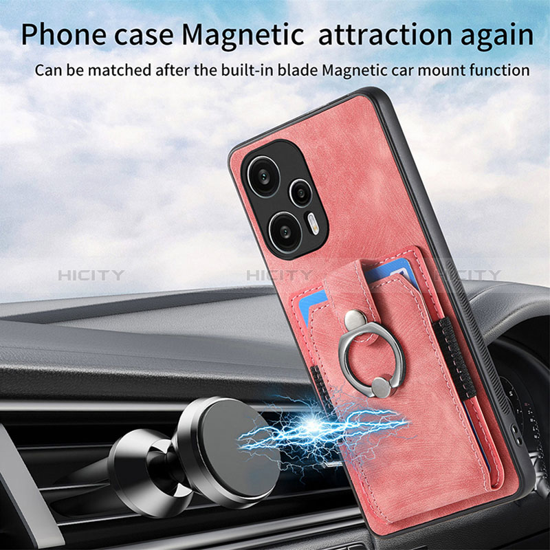 Funda Silicona Carcasa Ultrafina Goma con Magnetico S04D para Xiaomi Redmi Note 12 Turbo 5G