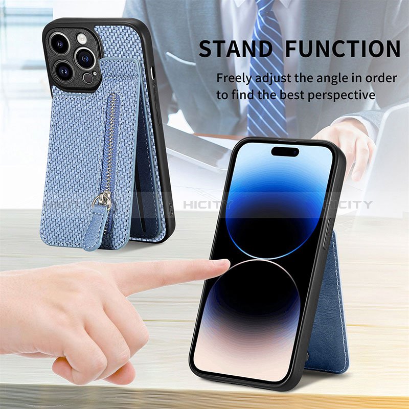 Funda Silicona Carcasa Ultrafina Goma con Magnetico S05D para Apple iPhone 14 Pro