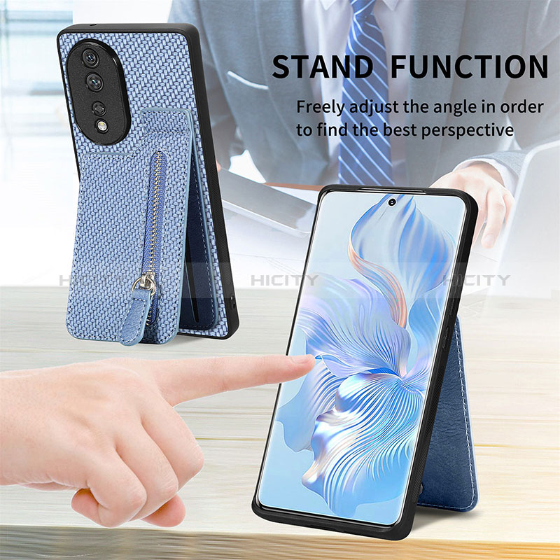 Funda Silicona Carcasa Ultrafina Goma con Magnetico S05D para Huawei Honor 80 5G