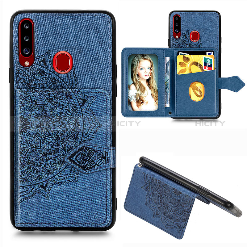 Funda Silicona Carcasa Ultrafina Goma con Magnetico S05D para Samsung Galaxy A20s