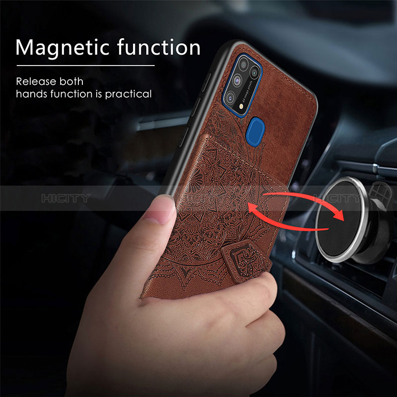 Funda Silicona Carcasa Ultrafina Goma con Magnetico S05D para Samsung Galaxy M31 Prime Edition