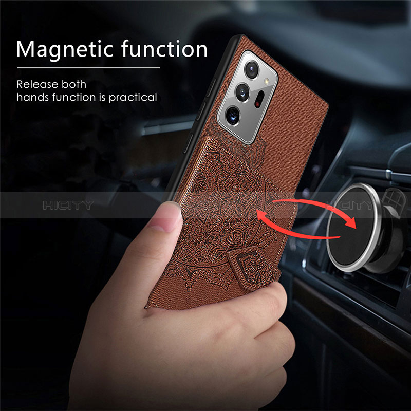 Funda Silicona Carcasa Ultrafina Goma con Magnetico S05D para Samsung Galaxy Note 20 Ultra 5G
