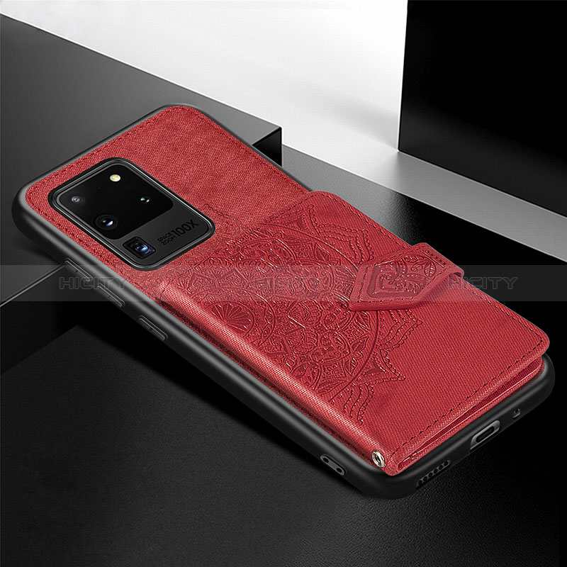 Funda Silicona Carcasa Ultrafina Goma con Magnetico S05D para Samsung Galaxy S20 Ultra