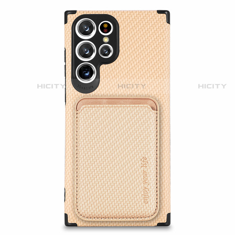 Funda Silicona Carcasa Ultrafina Goma con Magnetico S05D para Samsung Galaxy S21 Ultra 5G