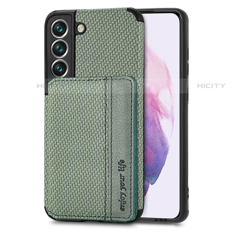 Funda Silicona Carcasa Ultrafina Goma con Magnetico S05D para Samsung Galaxy S22 5G Verde