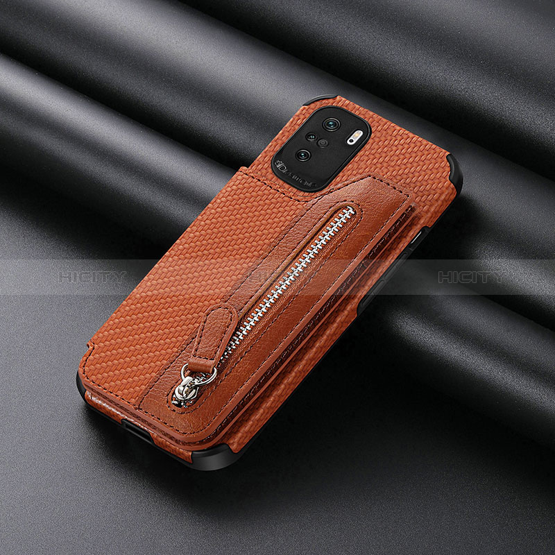 Funda Silicona Carcasa Ultrafina Goma con Magnetico S05D para Xiaomi Mi 11X 5G Marron