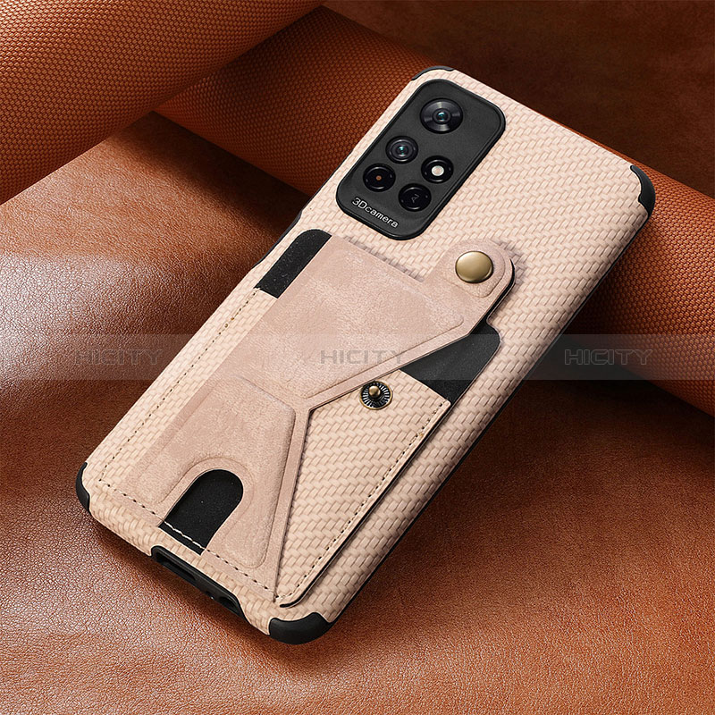 Funda Silicona Carcasa Ultrafina Goma con Magnetico S05D para Xiaomi Poco M4 Pro 5G