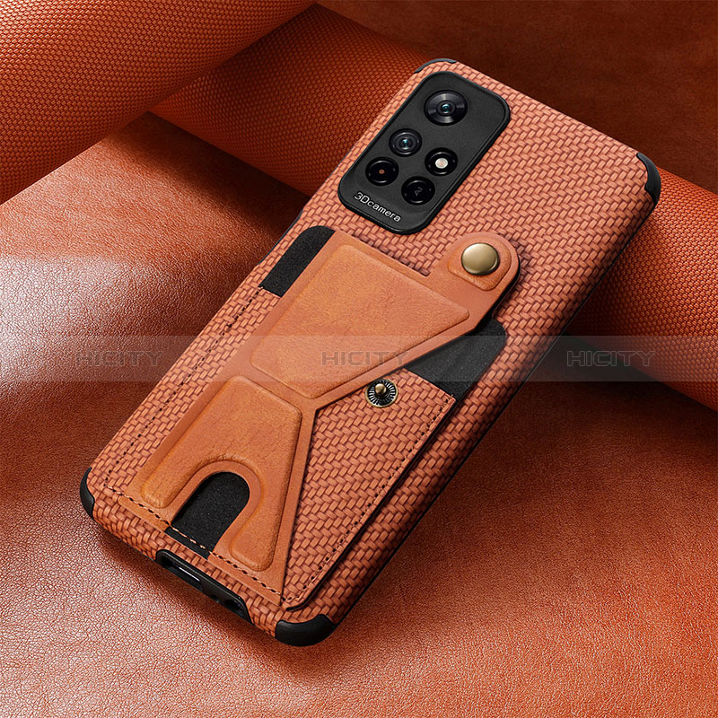 Funda Silicona Carcasa Ultrafina Goma con Magnetico S05D para Xiaomi Poco M4 Pro 5G