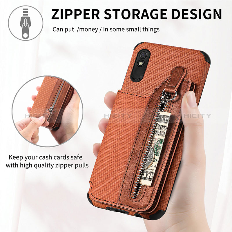 Funda Silicona Carcasa Ultrafina Goma con Magnetico S05D para Xiaomi Redmi 9AT