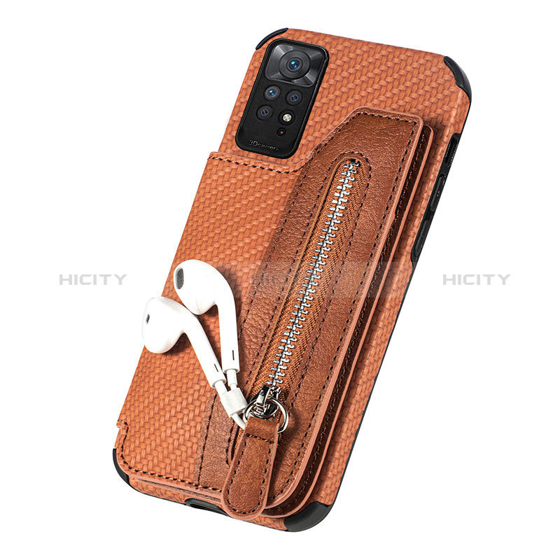 Funda Silicona Carcasa Ultrafina Goma con Magnetico S05D para Xiaomi Redmi Note 11 Pro 4G