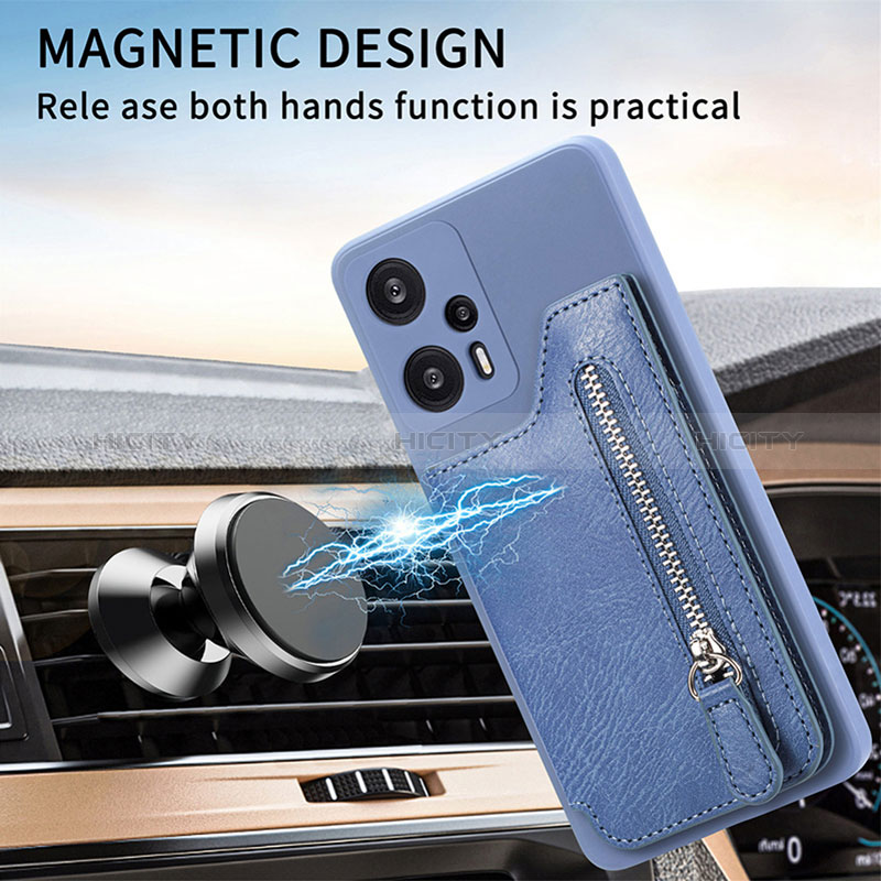 Funda Silicona Carcasa Ultrafina Goma con Magnetico S05D para Xiaomi Redmi Note 12 Turbo 5G