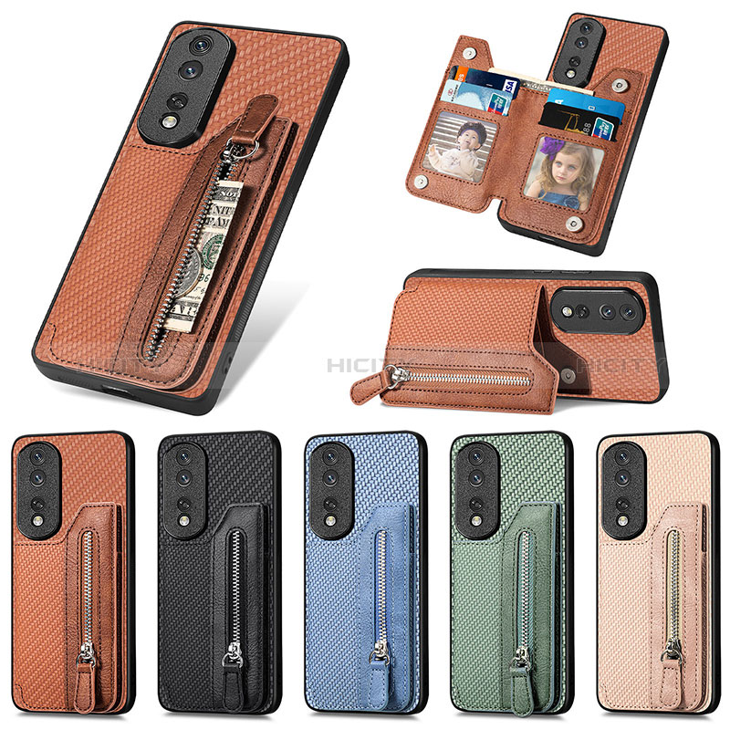 Funda Silicona Carcasa Ultrafina Goma con Magnetico S06D para Huawei Honor 80 Pro 5G