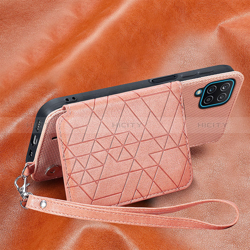 Funda Silicona Carcasa Ultrafina Goma con Magnetico S07D para Samsung Galaxy A12 5G