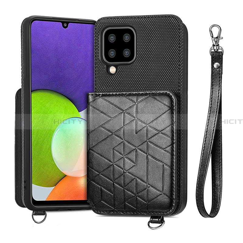 Funda Silicona Carcasa Ultrafina Goma con Magnetico S07D para Samsung Galaxy A22 4G