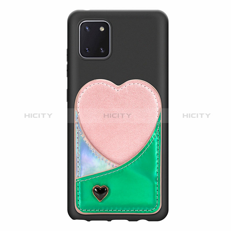 Funda Silicona Carcasa Ultrafina Goma con Magnetico S07D para Samsung Galaxy A81