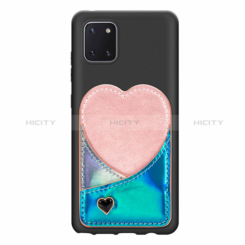 Funda Silicona Carcasa Ultrafina Goma con Magnetico S07D para Samsung Galaxy A81