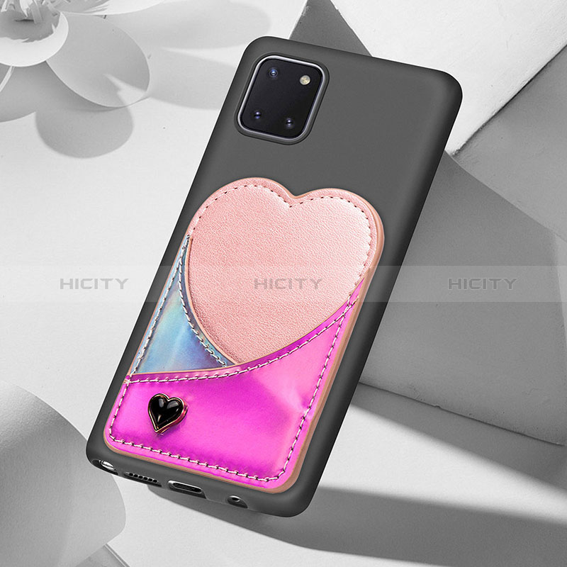 Funda Silicona Carcasa Ultrafina Goma con Magnetico S07D para Samsung Galaxy A81