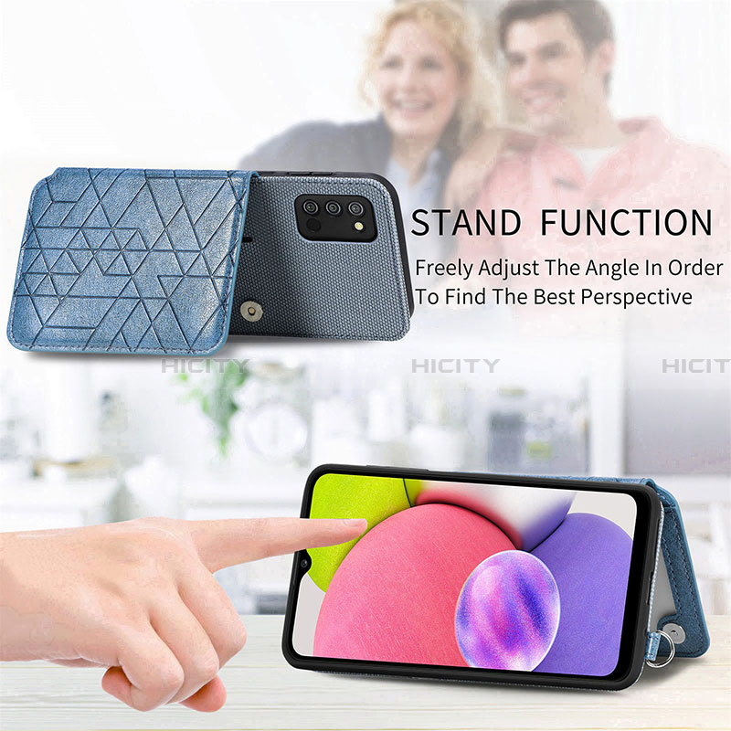 Funda Silicona Carcasa Ultrafina Goma con Magnetico S07D para Samsung Galaxy F02S SM-E025F