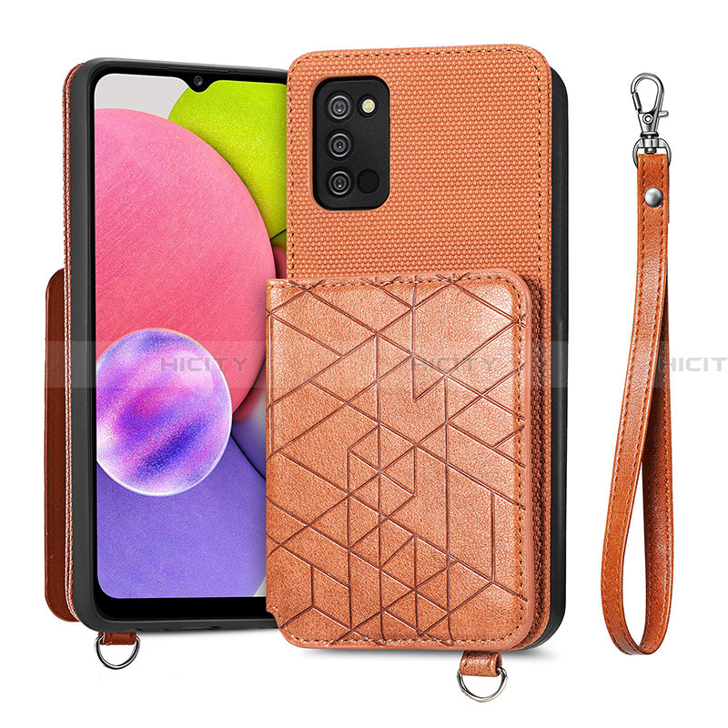 Funda Silicona Carcasa Ultrafina Goma con Magnetico S07D para Samsung Galaxy F02S SM-E025F