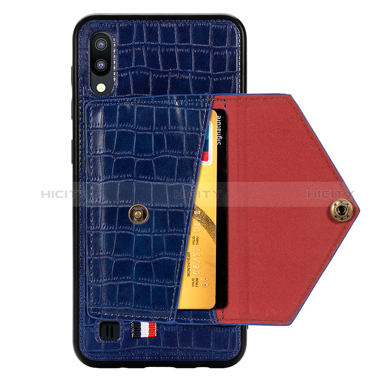 Funda Silicona Carcasa Ultrafina Goma con Magnetico S07D para Samsung Galaxy M10