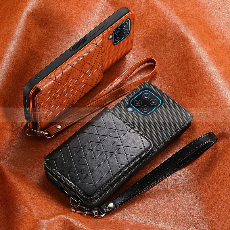 Funda Silicona Carcasa Ultrafina Goma con Magnetico S07D para Samsung Galaxy M12