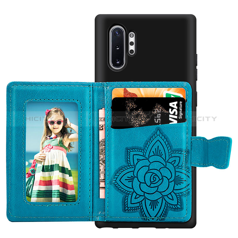 Funda Silicona Carcasa Ultrafina Goma con Magnetico S07D para Samsung Galaxy Note 10 Plus 5G