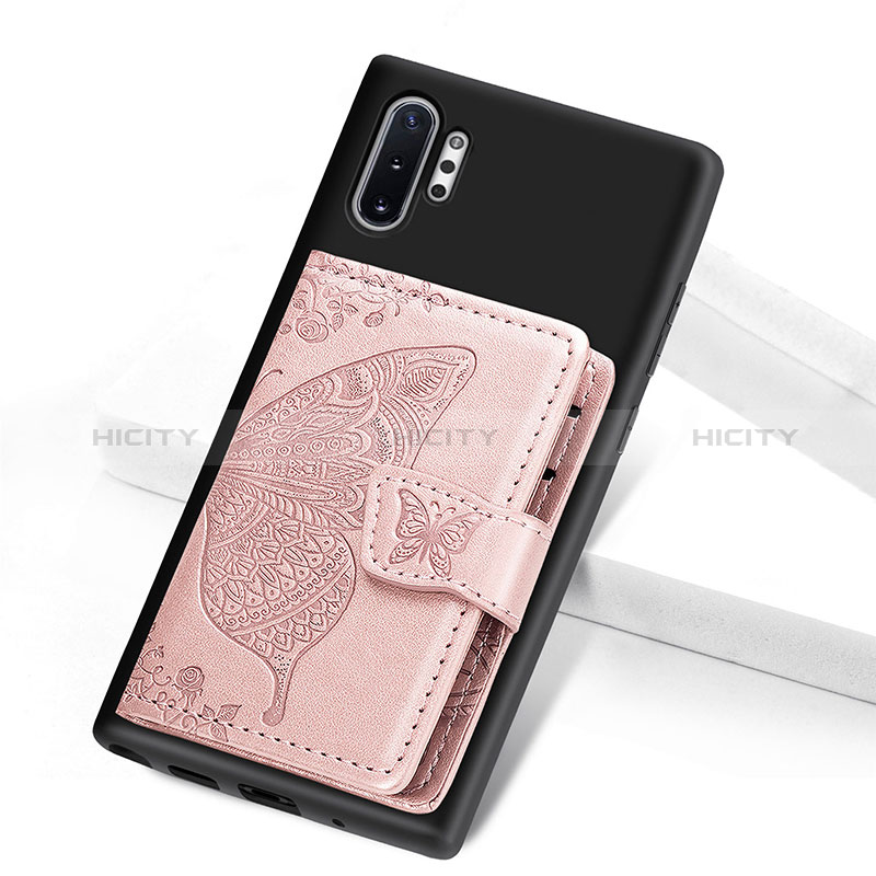 Funda Silicona Carcasa Ultrafina Goma con Magnetico S07D para Samsung Galaxy Note 10 Plus 5G