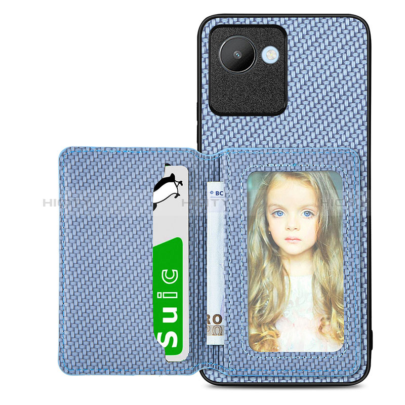 Funda Silicona Carcasa Ultrafina Goma con Magnetico S08D para Realme C30