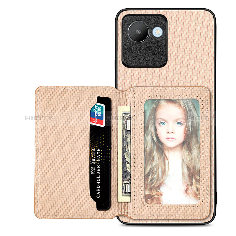 Funda Silicona Carcasa Ultrafina Goma con Magnetico S08D para Realme C30