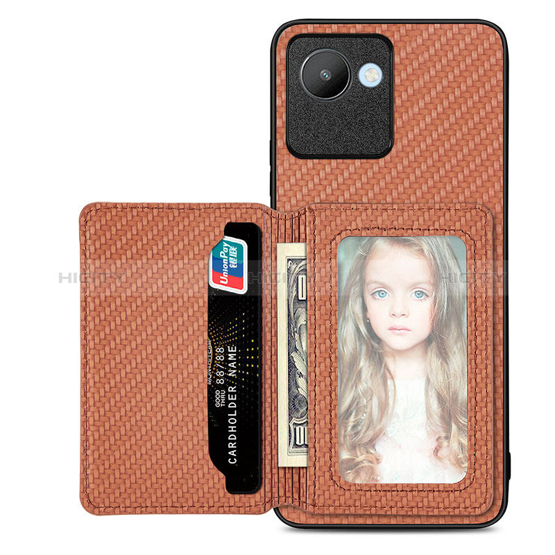 Funda Silicona Carcasa Ultrafina Goma con Magnetico S08D para Realme C30