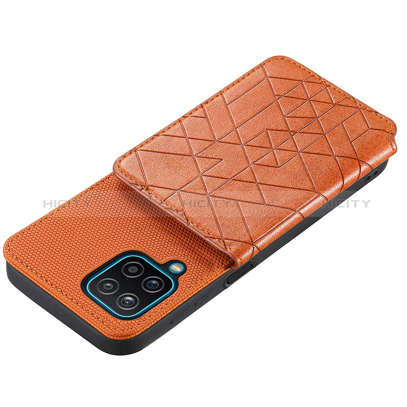 Funda Silicona Carcasa Ultrafina Goma con Magnetico S08D para Samsung Galaxy A12 Nacho