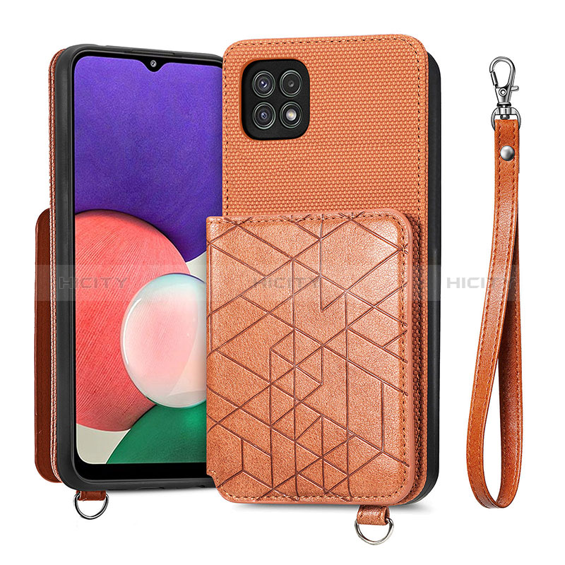 Funda Silicona Carcasa Ultrafina Goma con Magnetico S08D para Samsung Galaxy A22s 5G