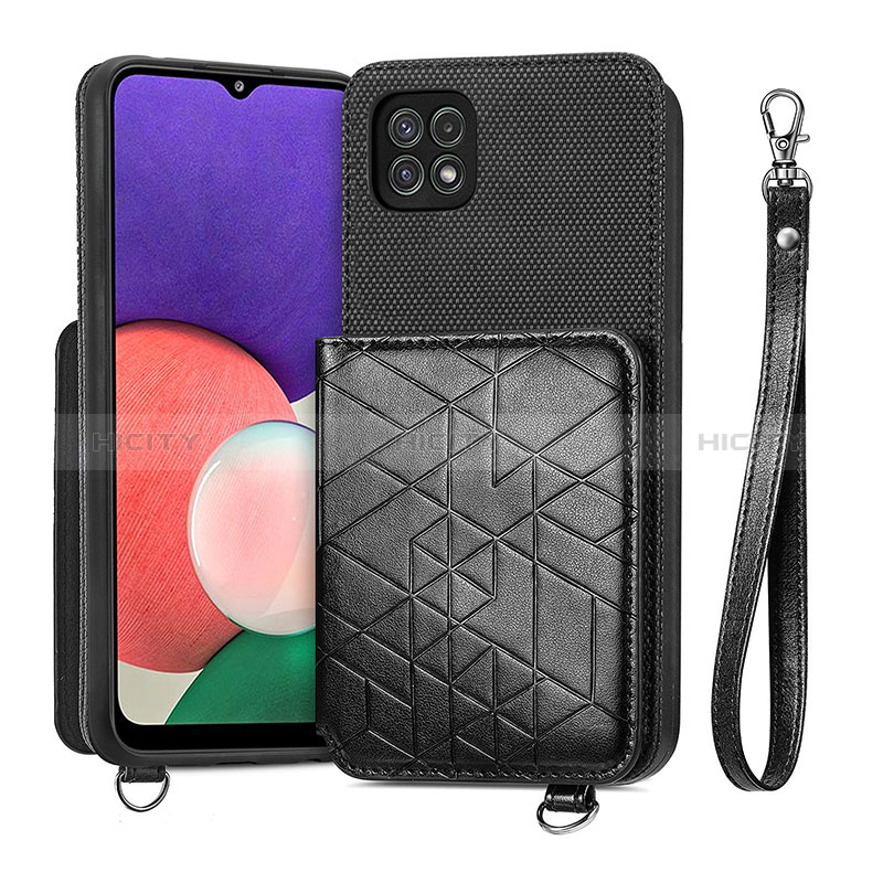 Funda Silicona Carcasa Ultrafina Goma con Magnetico S08D para Samsung Galaxy A22s 5G