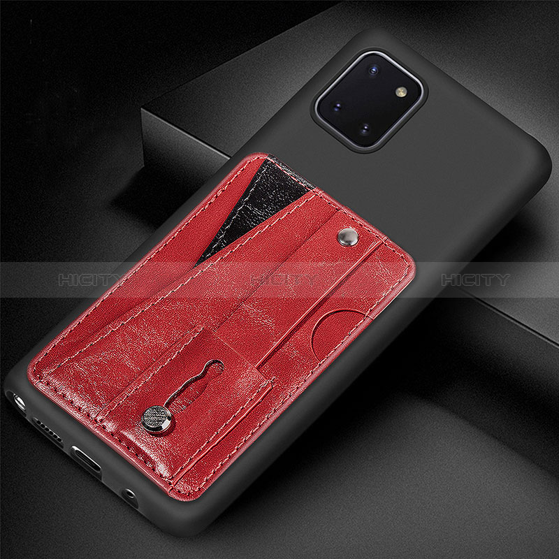 Funda Silicona Carcasa Ultrafina Goma con Magnetico S08D para Samsung Galaxy A81