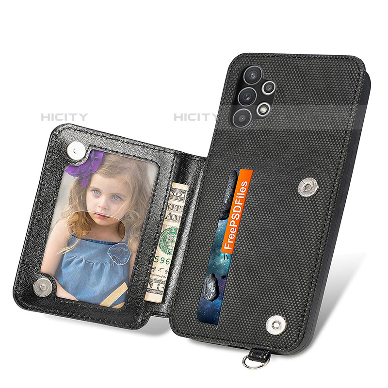 Funda Silicona Carcasa Ultrafina Goma con Magnetico S08D para Samsung Galaxy M32 5G