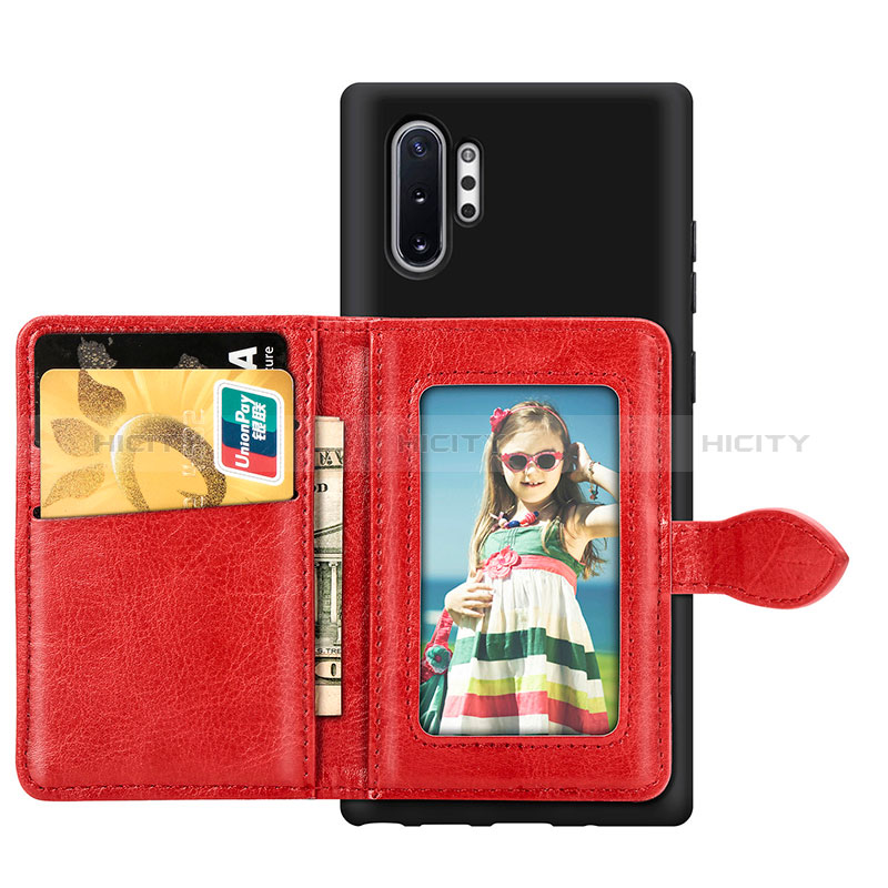 Funda Silicona Carcasa Ultrafina Goma con Magnetico S08D para Samsung Galaxy Note 10 Plus 5G