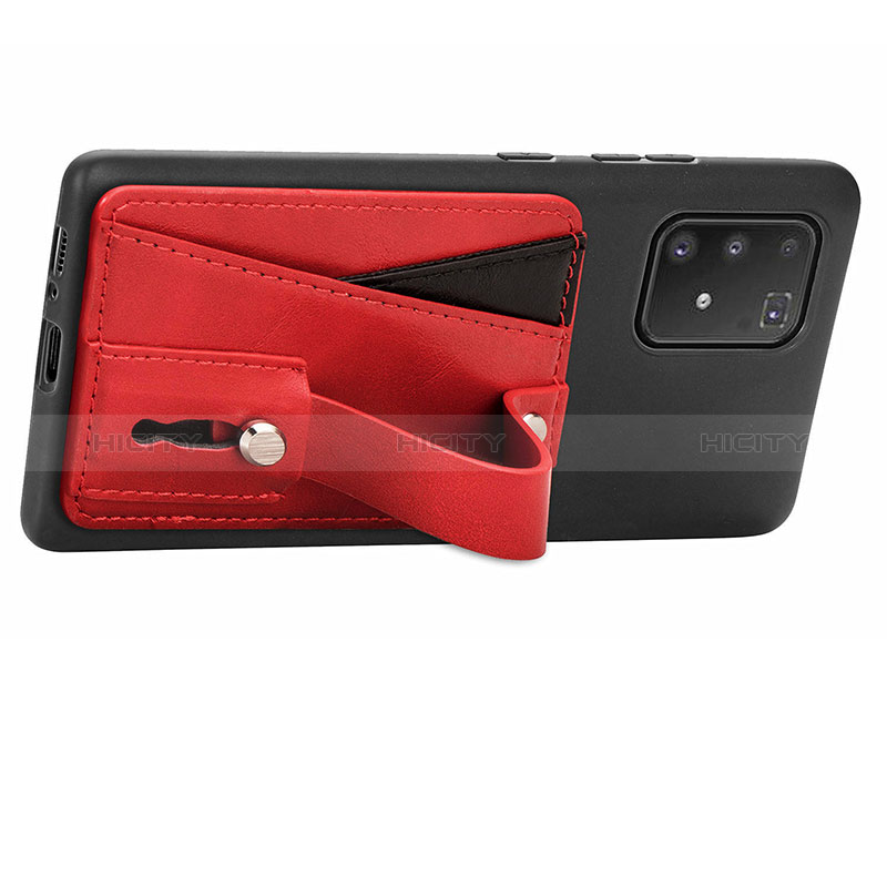 Funda Silicona Carcasa Ultrafina Goma con Magnetico S08D para Samsung Galaxy S10 Lite