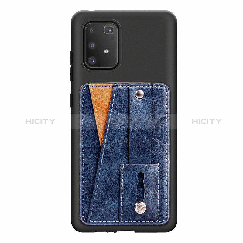 Funda Silicona Carcasa Ultrafina Goma con Magnetico S08D para Samsung Galaxy S10 Lite