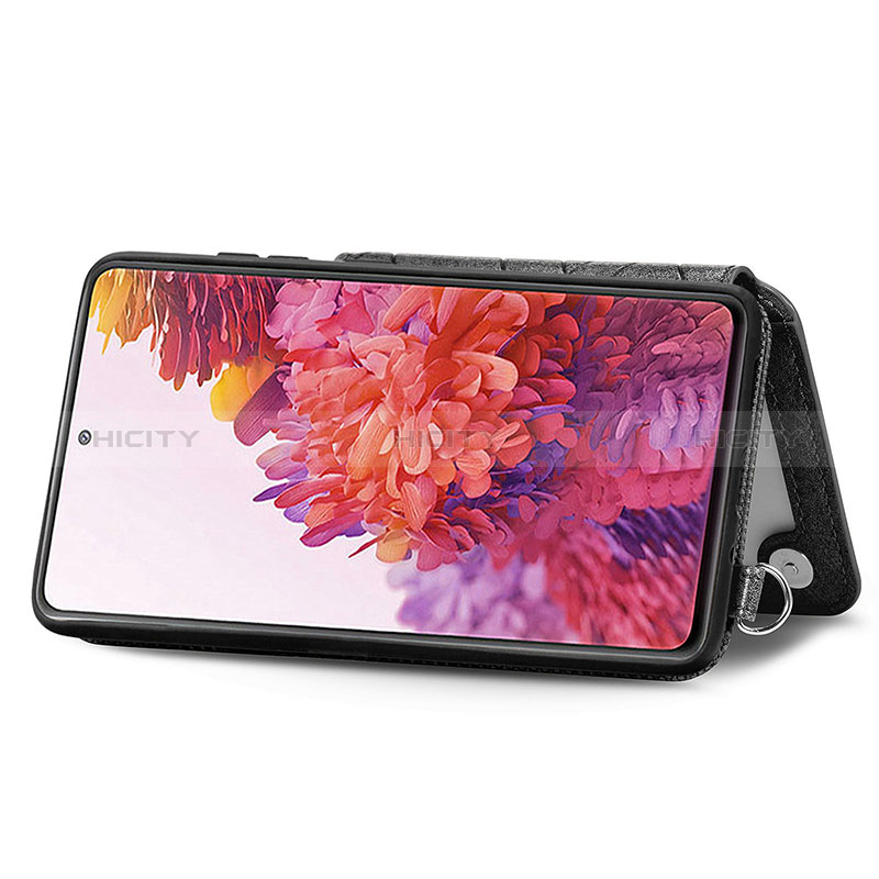 Funda Silicona Carcasa Ultrafina Goma con Magnetico S08D para Samsung Galaxy S20 FE (2022) 5G