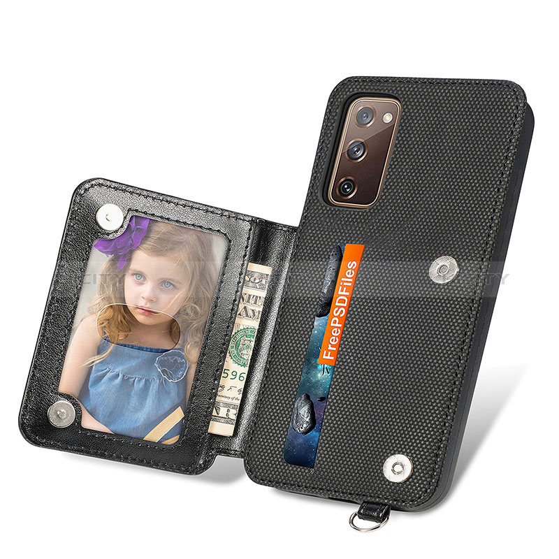 Funda Silicona Carcasa Ultrafina Goma con Magnetico S08D para Samsung Galaxy S20 FE 4G