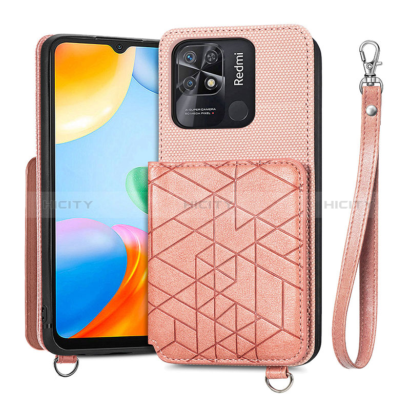 Funda Silicona Carcasa Ultrafina Goma con Magnetico S08D para Xiaomi Redmi 10 India