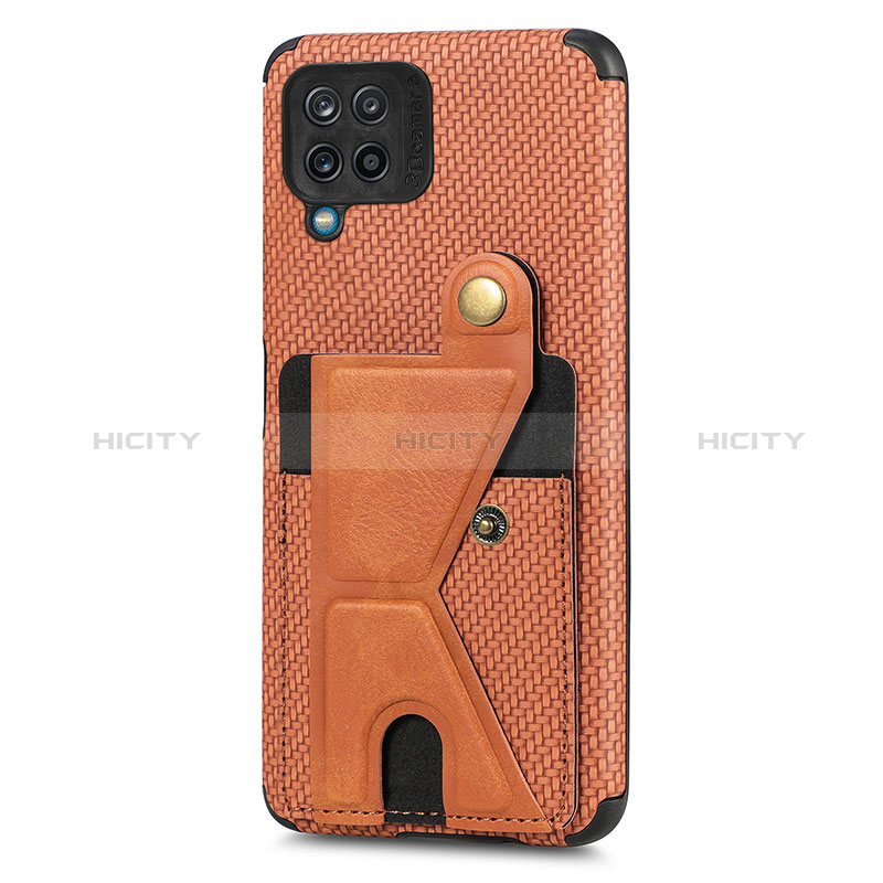 Funda Silicona Carcasa Ultrafina Goma con Magnetico S09D para Samsung Galaxy A12