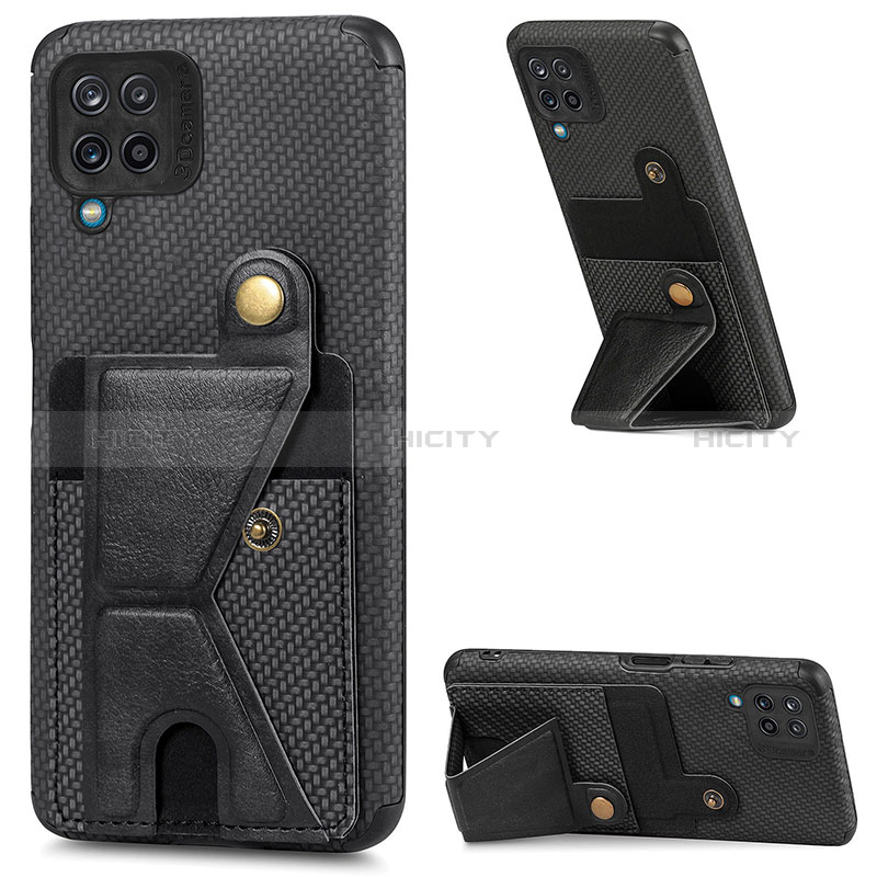 Funda Silicona Carcasa Ultrafina Goma con Magnetico S09D para Samsung Galaxy A12 5G