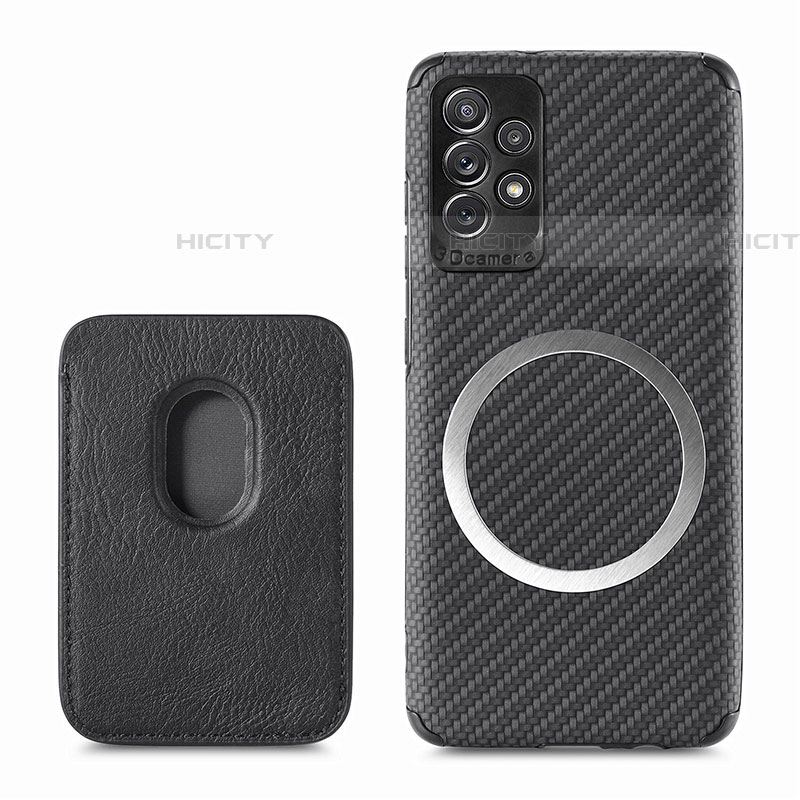 Funda Silicona Carcasa Ultrafina Goma con Magnetico S09D para Samsung Galaxy A52 4G