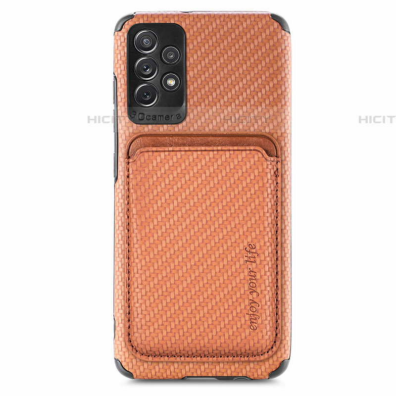 Funda Silicona Carcasa Ultrafina Goma con Magnetico S09D para Samsung Galaxy A52 4G