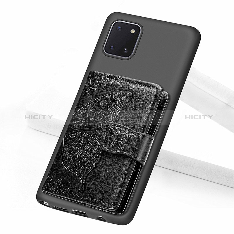 Funda Silicona Carcasa Ultrafina Goma con Magnetico S09D para Samsung Galaxy A81