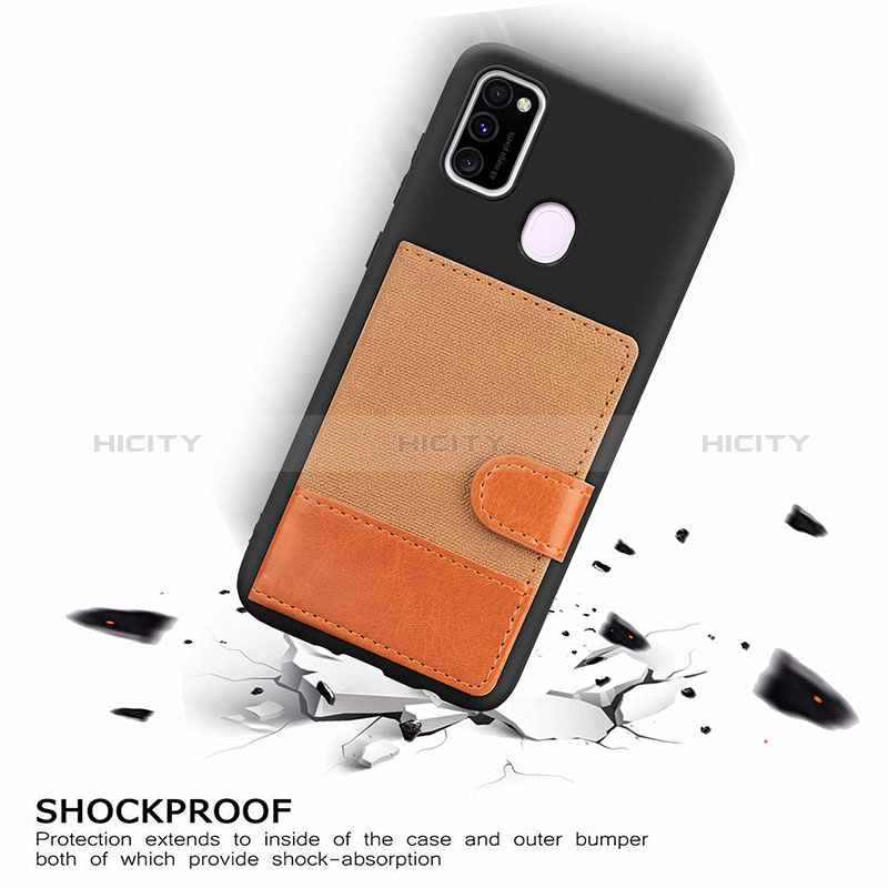 Funda Silicona Carcasa Ultrafina Goma con Magnetico S09D para Samsung Galaxy M21