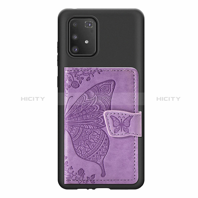 Funda Silicona Carcasa Ultrafina Goma con Magnetico S09D para Samsung Galaxy S10 Lite