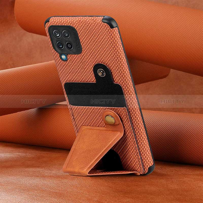 Funda Silicona Carcasa Ultrafina Goma con Magnetico S10D para Samsung Galaxy A12