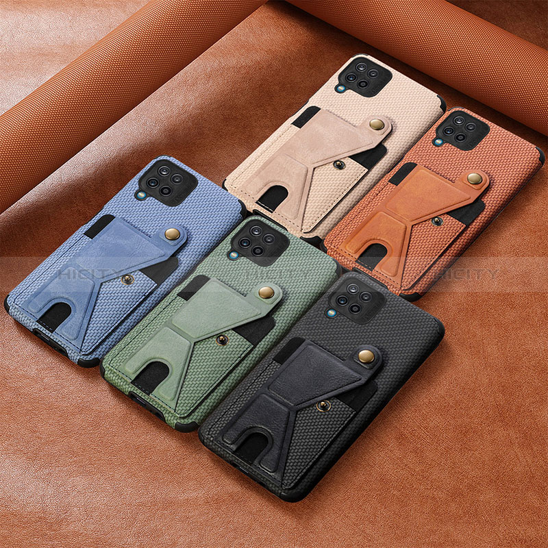 Funda Silicona Carcasa Ultrafina Goma con Magnetico S10D para Samsung Galaxy A12 5G